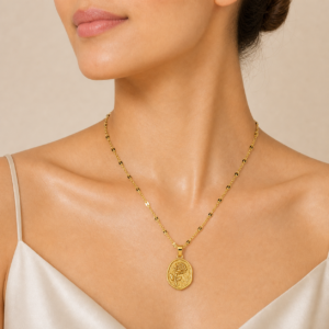 001-worn-rose-medallion-necklace
