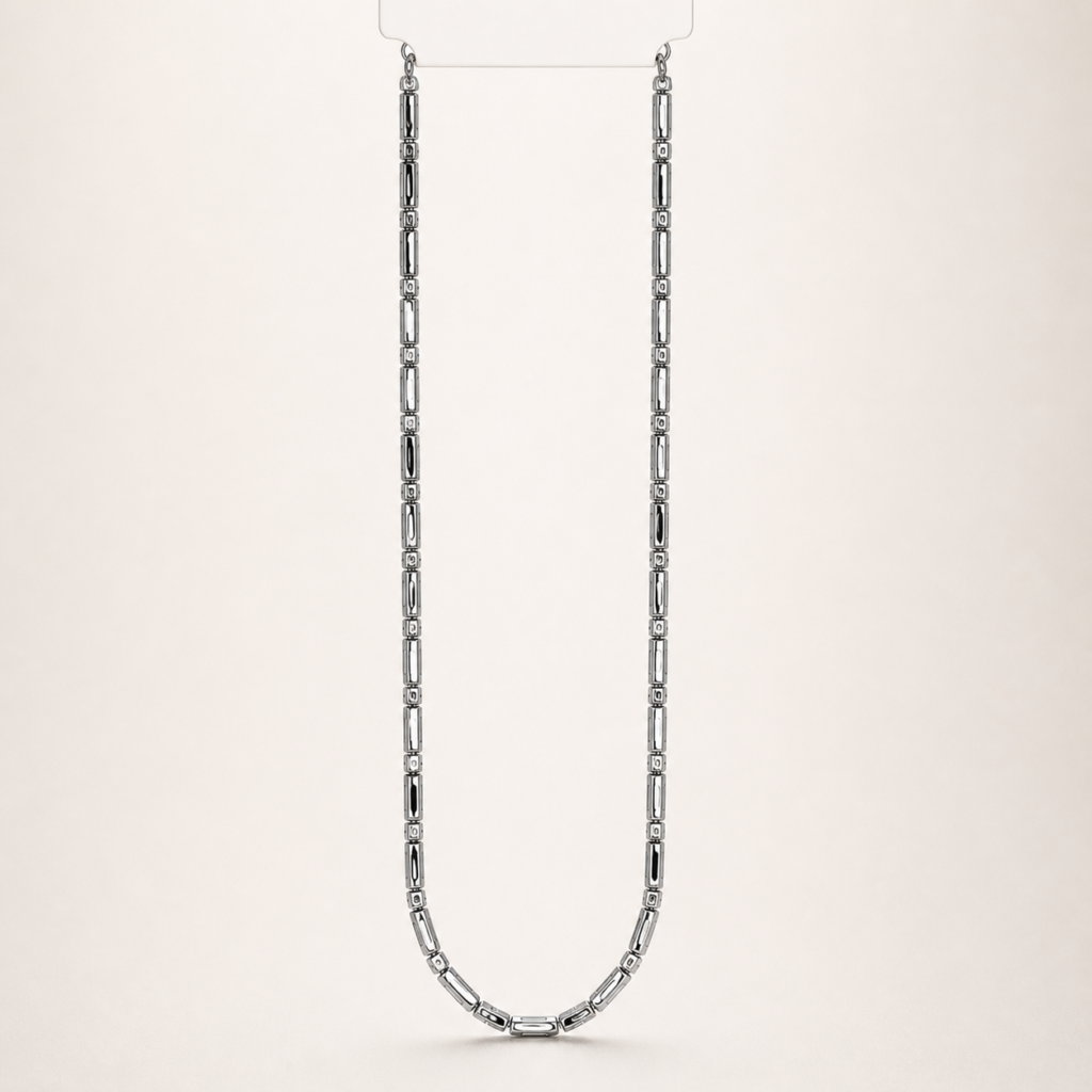 006-product-silver-paperclip-chain-necklace