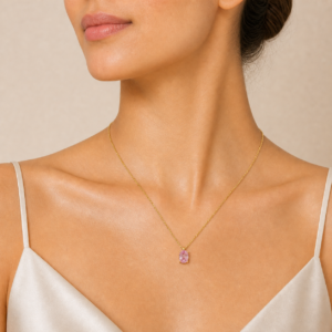 013-worn-pink-cushion-pendant-necklace
