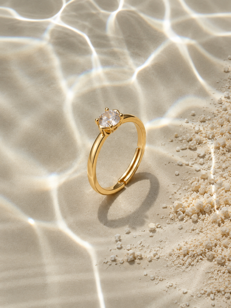 Nyla Duo Accent Gold Ring