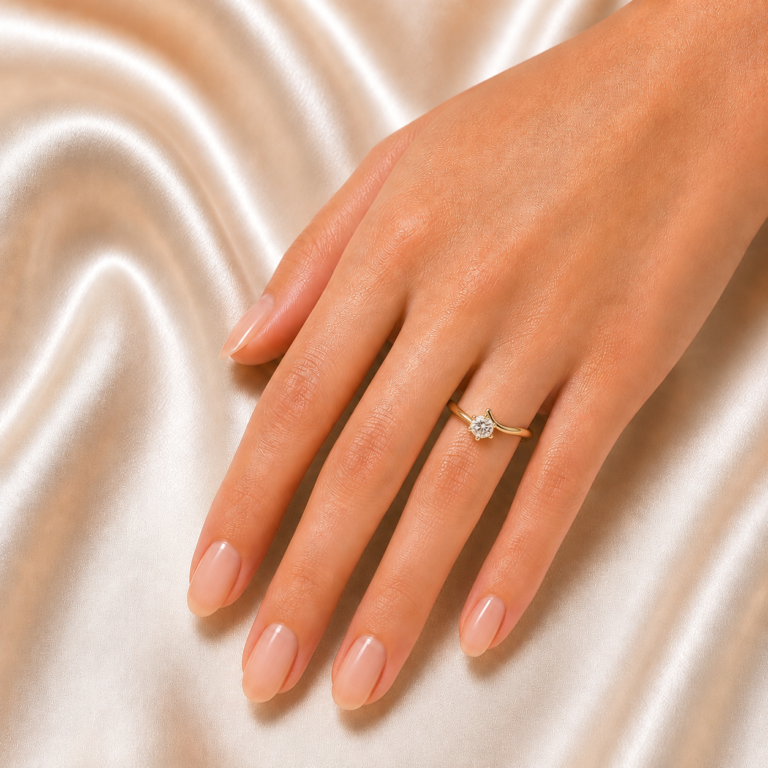 Nova Classic Gold Zircon Ring
