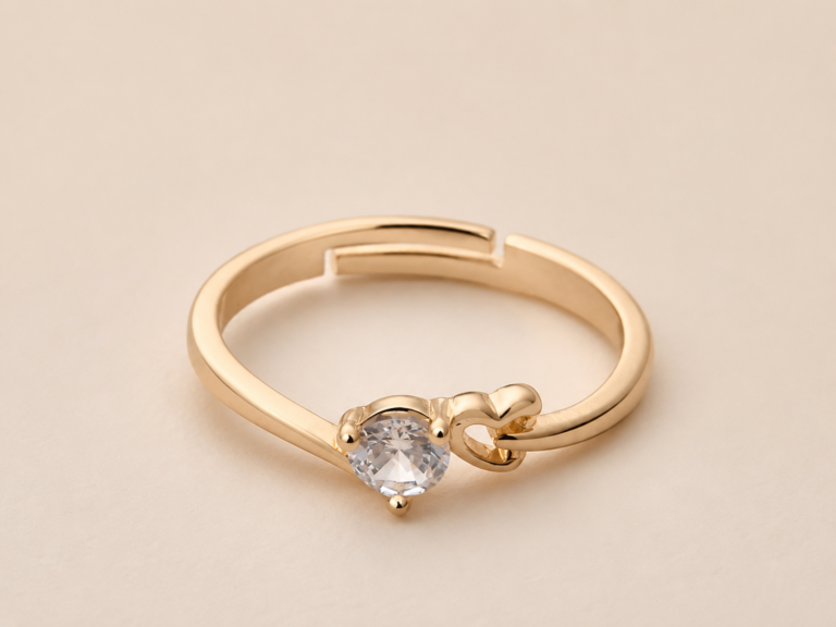 Nyla Duo Accent Gold Ring