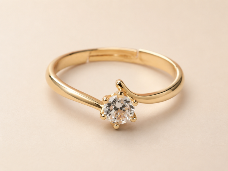 Nova Classic Gold Zircon Ring