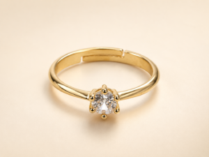 Zara Pear Solitaire Ring