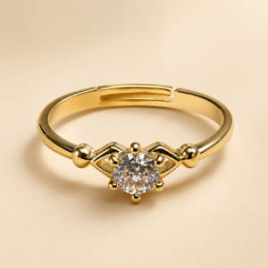 Maris Triple Stone Gold Ring