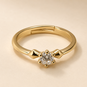 Esme Vintage Gold Zircon Ring
